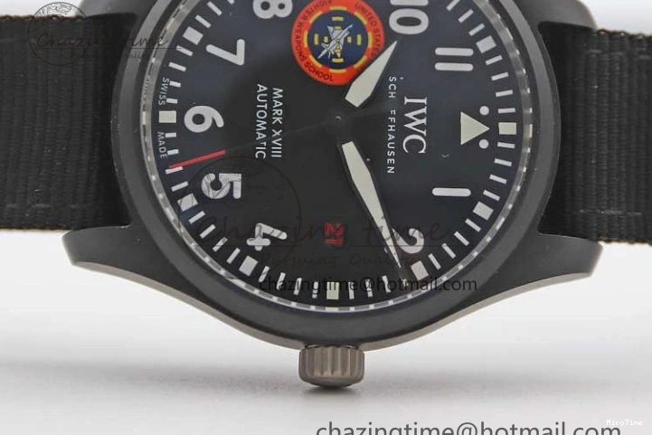 MIROTIME 0213 Mark XVIII ‘TOPGUN SFTI’ Ceramic M+F Best Edition Black Dial on Black Nylon Strap A MultiPurpose 7047